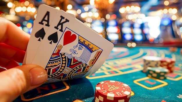 jonislot live casino table with professional dealers and player interface